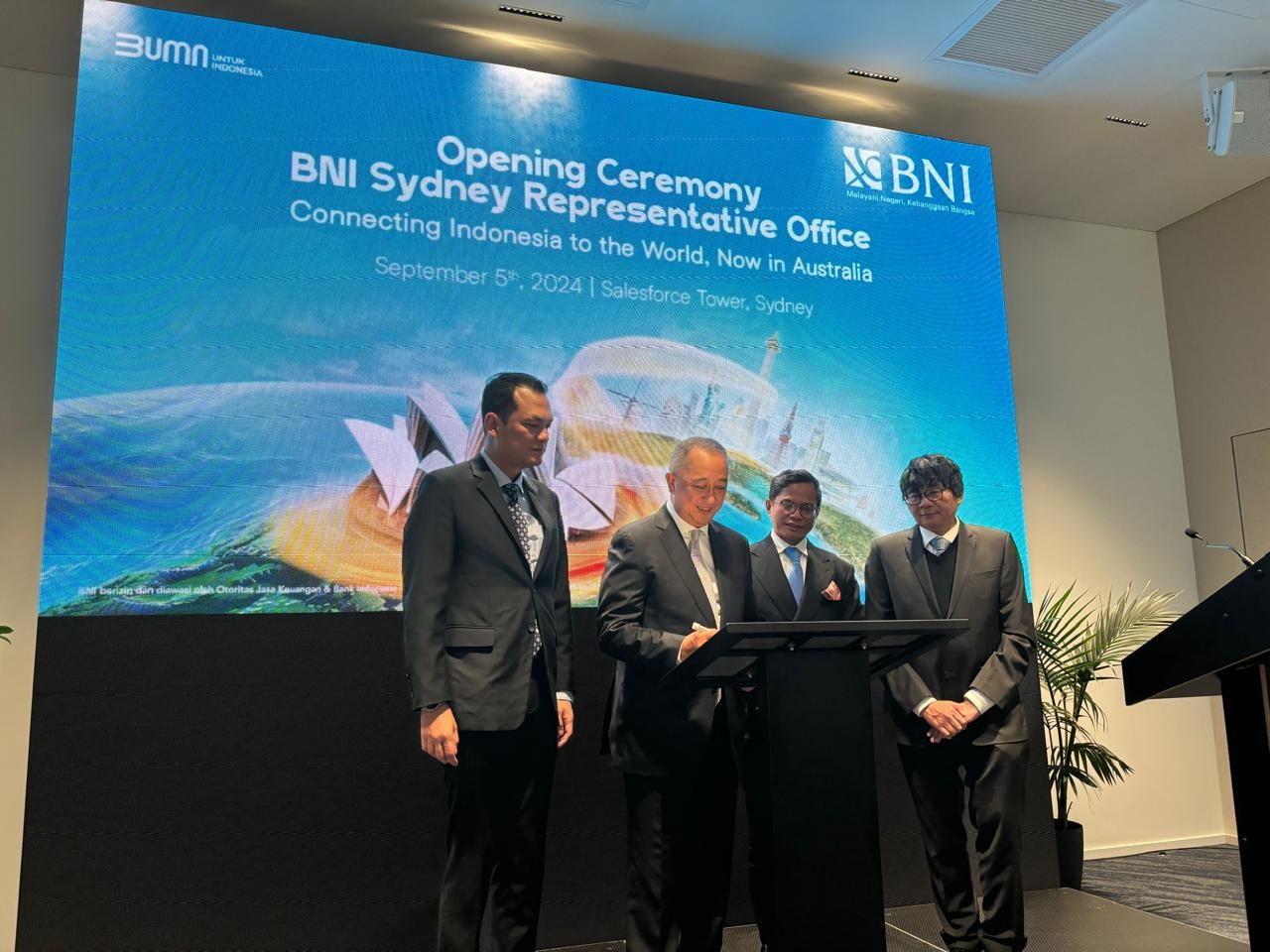 BNI (BBNI) Buka Kantor Perwakilan Sydney, Jadi Bank Asal RI Pertama di Australia. (Foto Istimewa BNI)
