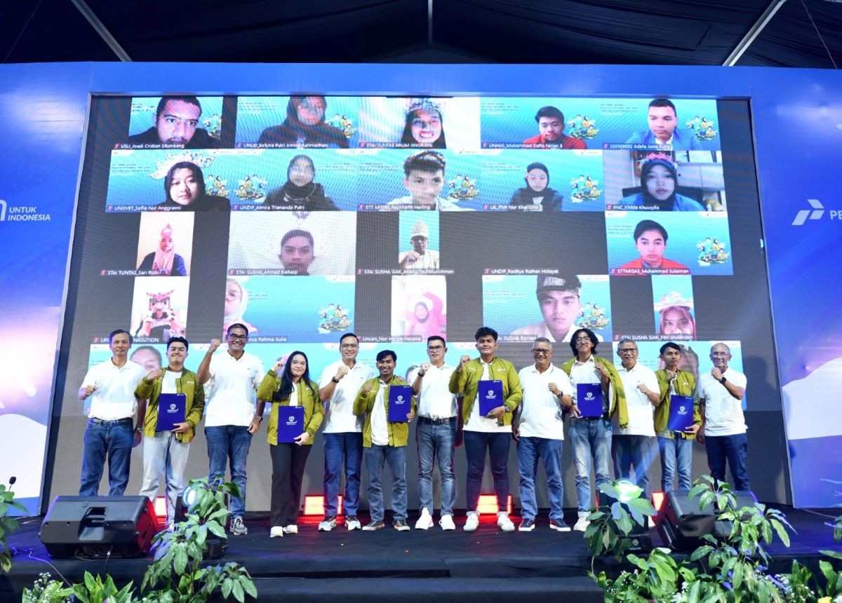 Komisaris dan Direksi Sambut 520 Penerima Beasiswa Pertamina Sobat Bumi. (Foto: MNC Media)