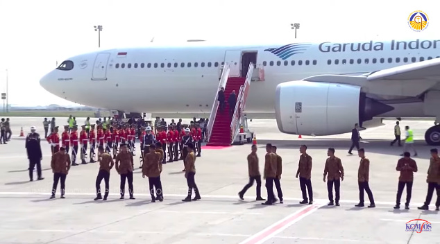 Terbang ke Papua Nugini, Paus Fransiskus Gunakan Garuda Indonesia (GIAA) (FOTO:Dok Ist)