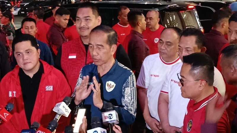 Timnas Tahan Imbang Australia 0-0, Jokowi: Alhamdulillah Dapat Satu Poin Lagi (foto raka)