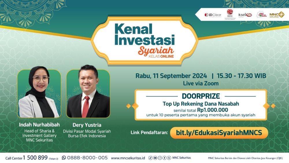 H-1, Yuk Daftar Webinar Gratis Kenal Investasi Syariah Bersama MNC Sekuritas dan BEI. Foto: MNC Media.