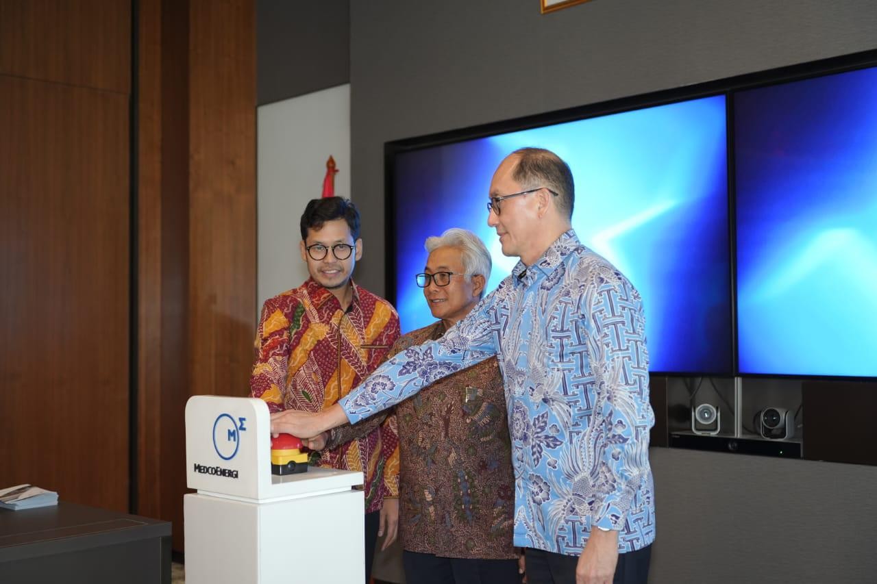 Medco E&P Natuna Resmi Memulai Aliran Gas Perdana dari Proyek West Belut. (Foto Istimewa SKK Migas)