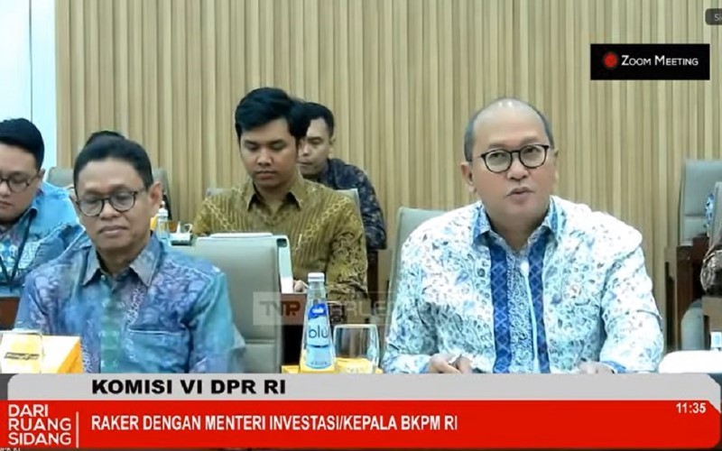 Komisi VI DPR menetapkan anggaran Kementerian Investasi/Badan Penanaman Modal (BKPM) Tahun Anggaran 2025 sebesar Rp681,9 miliar. (Foto: MNC Media)