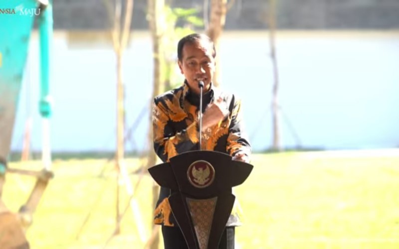 Presiden Jokowi mengatakan, Ibu Kota Nusantara (IKN) akan ramai seiring pembangunan infrastruktur yang telah selesai. (Foto: MNC Media)