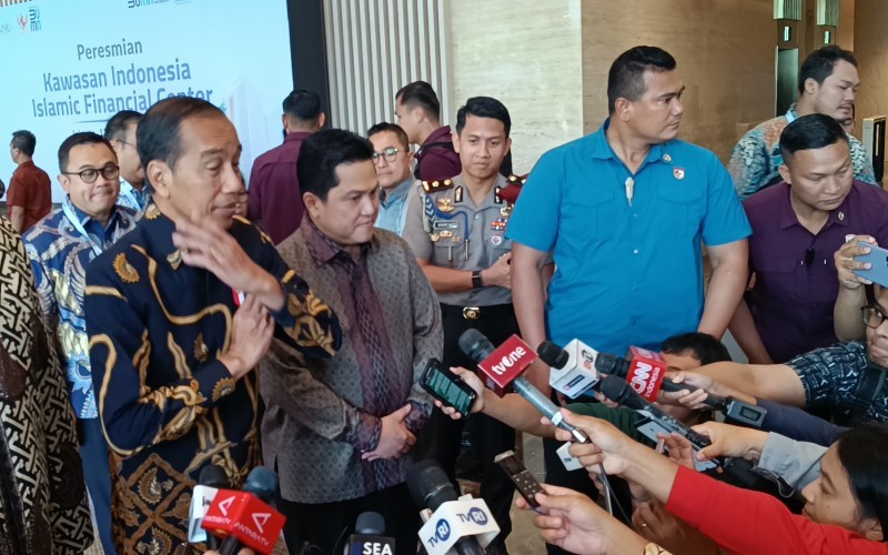 Presiden Jokowi berharap agar Indonesia menjadi pusat industri halal dunia. (Raka Dwi Novianto/MPI)
