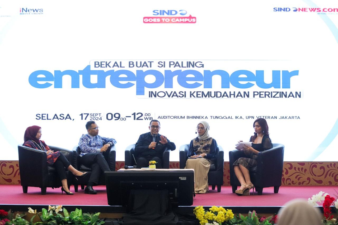 Dorong Gairah Entrepreneur Anak Muda, Sindonews Goes to Campus Hadir di UPN Veteran Jakarta (foto: MNC media)