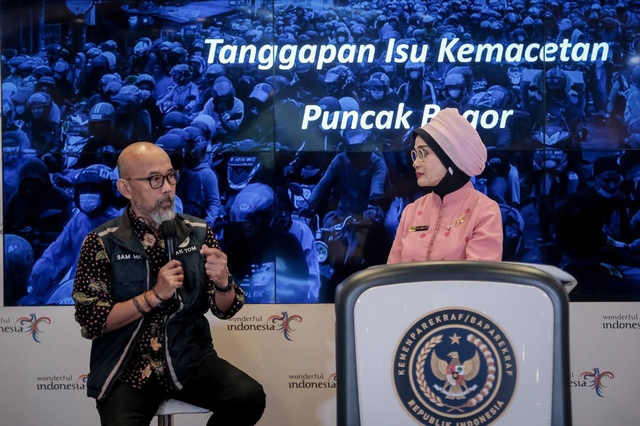 Kemenparekraf Perkuat Mitigasi Kemacetan di Puncak Bogor. (Foto Istimewa)