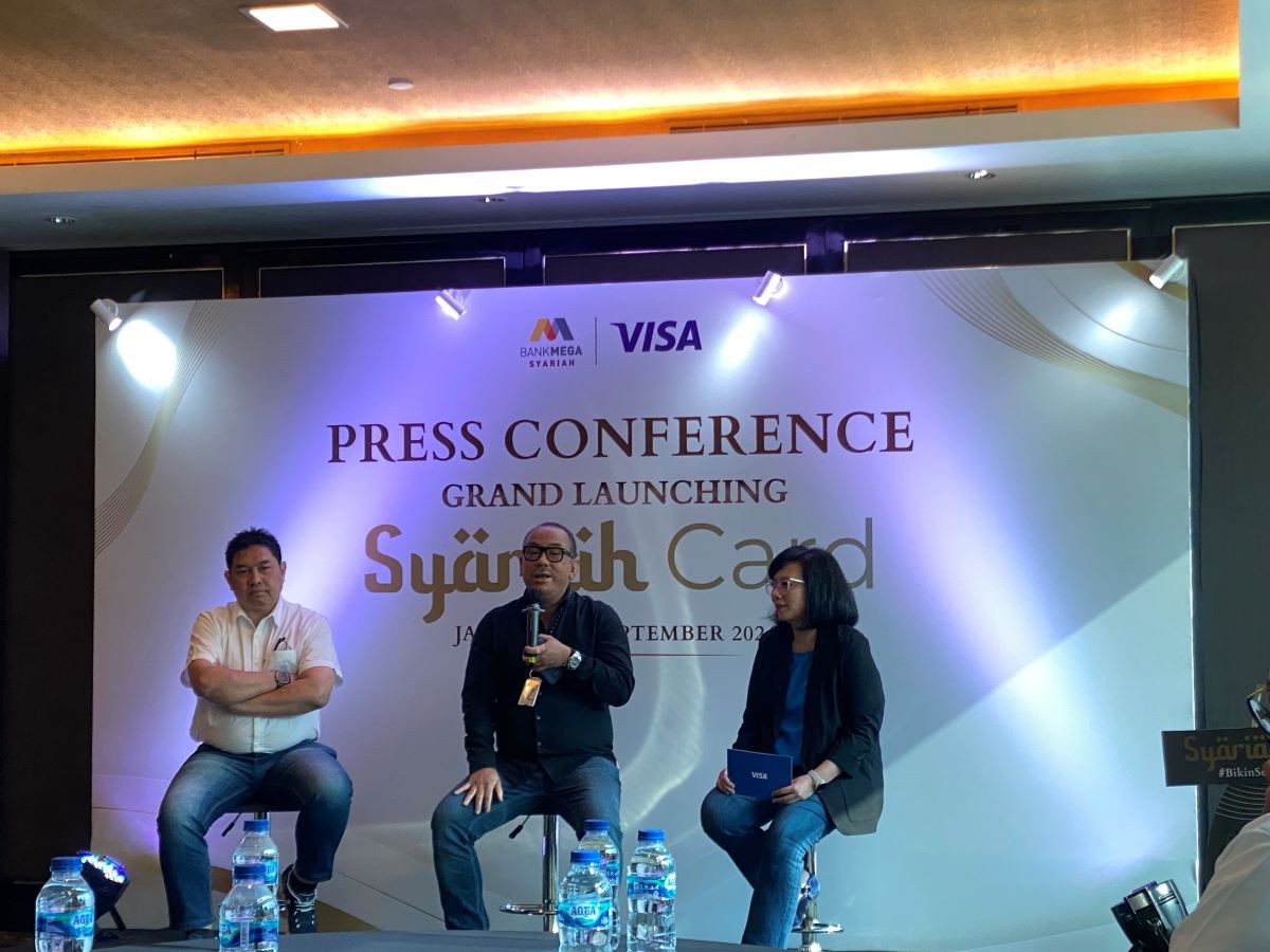 Jumlah Transaksi Bank Mega Syariah Card Capai Rp240 Miliar di Agustus 2024. (Foto: Anggie/MNC Media)