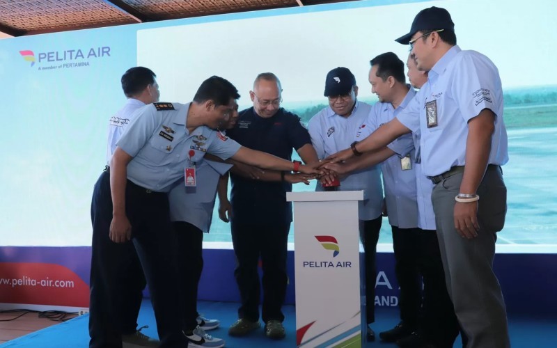 Pelita Air resmi meluncurkan rute penerbangan baru Jakarta-Lombok.