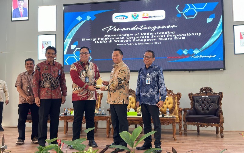 Bukit Asam Sinergi dengan BPKP Sumsel dan Pemkab Muara Enim untuk tingkatkan akuntabilitas Program CSR. (Bukit Asam)