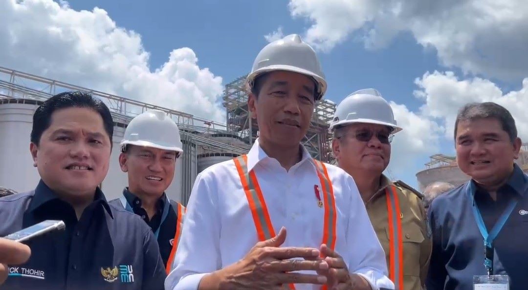 Jokowi Bakal Mendarat Perdana di Bandara IKN setelah Operasionalnya Mundur Beberapa Kali. (Raka/MNC Media)