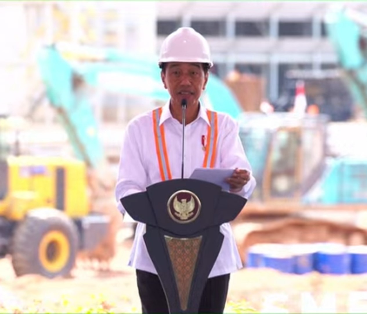 SGAR Mempawah Resmi Beroperasi, Jokowi Minta 56 Persen Impor Aluminium Dihentikan. (Foto: MNC Media)