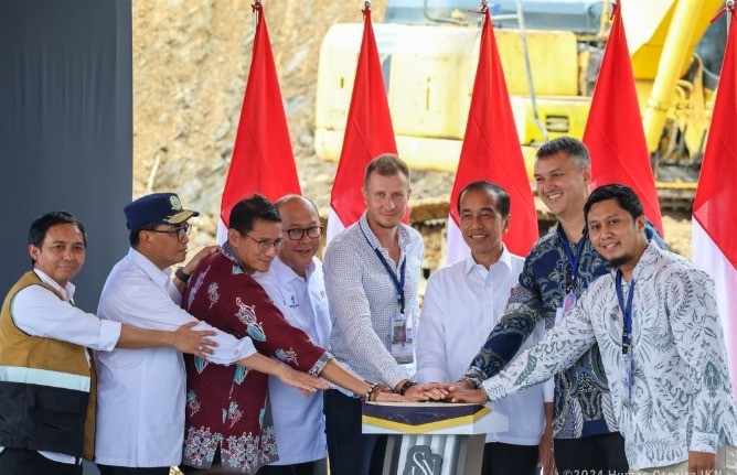 Jokowi Resmikan Magnum Resort Nusantara, Kawasan Mix-Use Terpadu di Nusantara. (Foto: MNC Media)