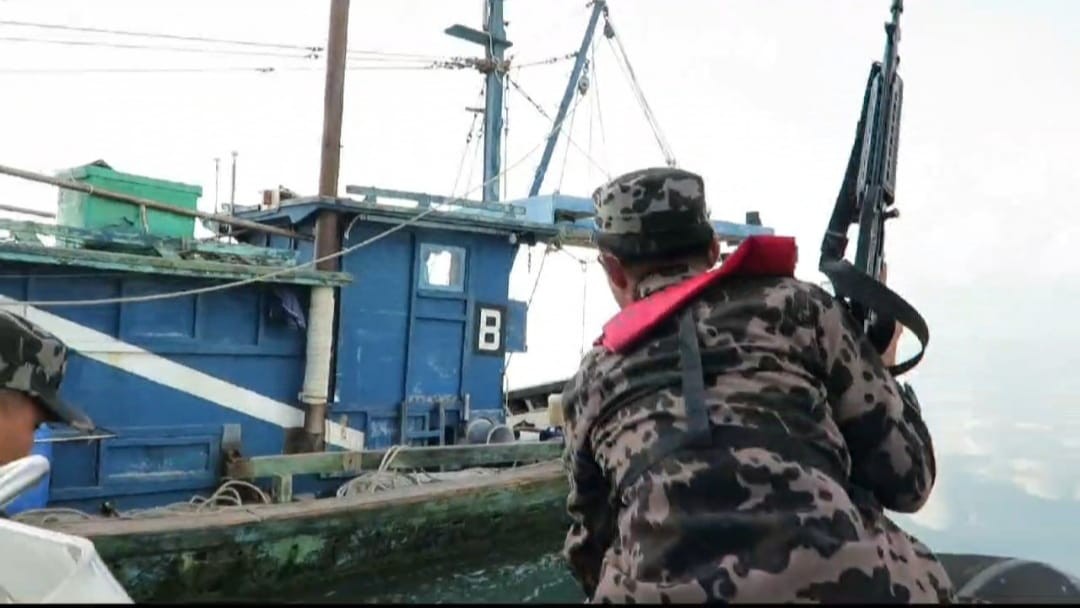 KKP Amankan 5 Kapal Asing Pencuri Ikan di Samudera Pasifik dan Selat Malaka. (Foto: MNC Media)