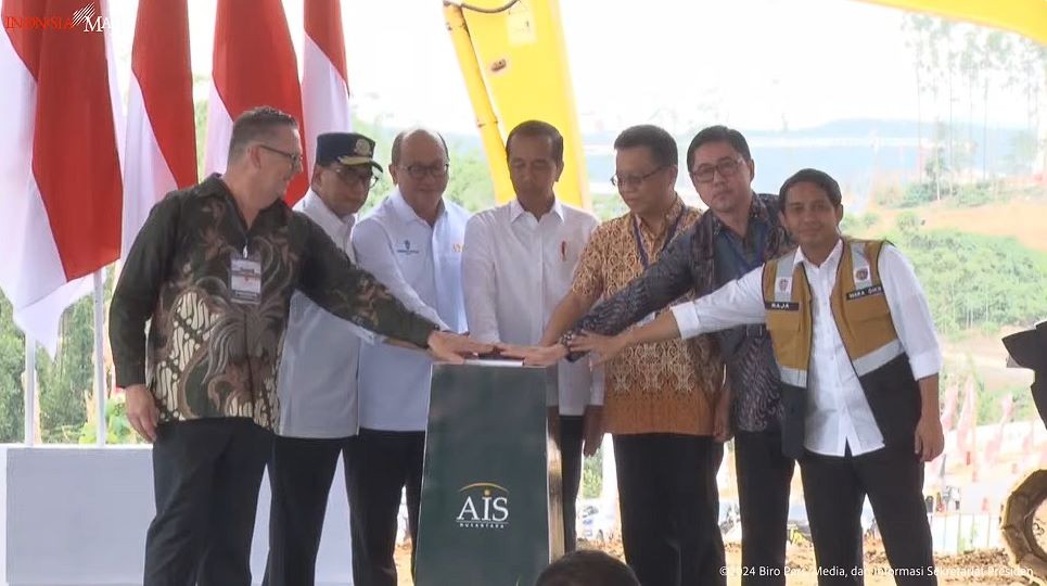 Investor Asing Perdana Groundbreaking di IKN, Nilai Proyek Capai Rp150 Miliar. (Foto: Youtube Sekretariat Presiden)