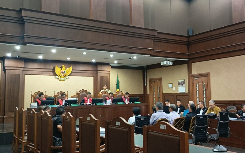 sidang lanjutan kasus dugaan korupsi timah yang digelar di Pengadilan Tipikor Jakarta Pusat (Nur Khabibi/MPI)