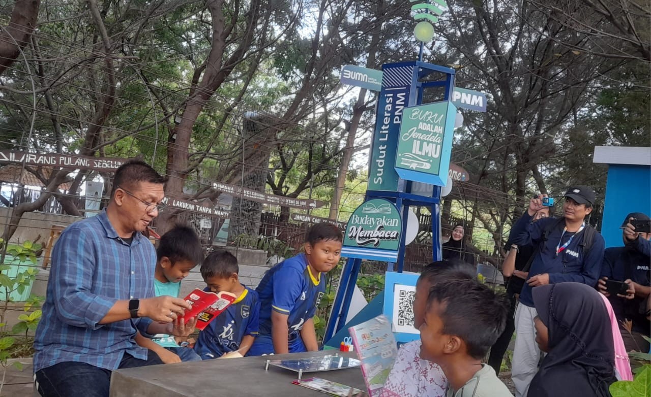 Titik Baca untuk Anak-Anak Pantai, Harapan PNM untuk Peningkatan Minat Baca. (Foto: Nadya Kurnia/IDX Channel)
