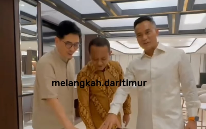 Arsjad Rasjid dan Anindya Bakrie melakukan rekonsiliasi usai keduanya berkonflik memperebutkan posisi Ketum Kadin Indonesia. (Foto: IG @melang