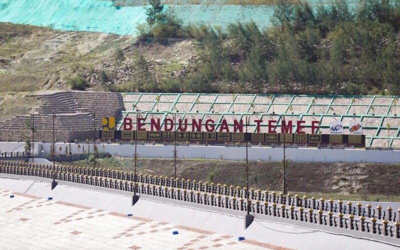 Waskita Karya merampungkan proyek pembangunan Bendungan Temef di Timor Tengah Selatan, NTT.