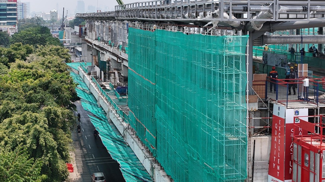 LRT Jakarta Fase 1B Velodrome-Manggarai Ditargetkan Beroperasi 2026, Ini Progres Terbarunya. (Foto Istimewa)