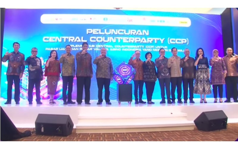 BI dan OJK) meluncurkan Central Counterparty (CCP) untuk mengurangi risiko sistemik di industri jasa keuangan. (Foto: MNC Media)