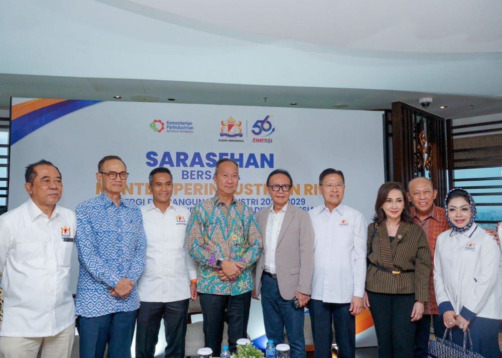 Menperin Gandeng Kadin dalam Revisi UU Perindustrian. Foto: MNC Media.