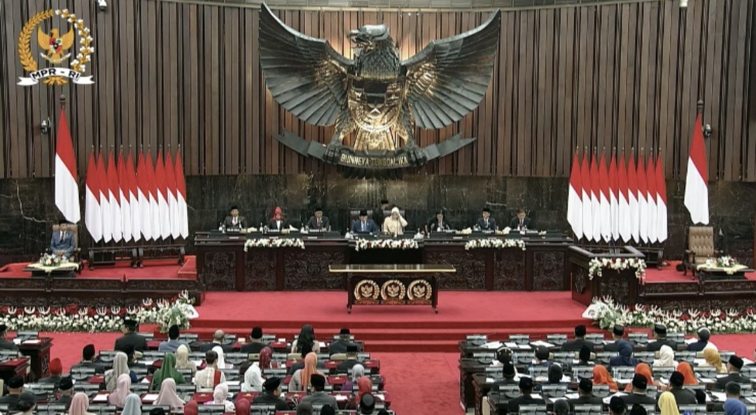 580 Anggota DPR Periode 2024-2029 Resmi Dilantik (FOTO:MNC Media)