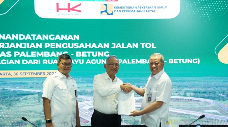 Pembangunan Tol Palembang-Betung Resmi Dilanjutkan, Begini Dampaknya (foto dok hutama karya)