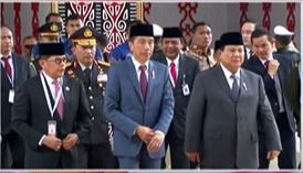 Jokowi Bersama Prabowo Hadiri Pelantikan Anggota MPR, DPR, dan DPD RI Periode 2024-2029. (Foto: Tangkapan Layar Youtube DPR RI)