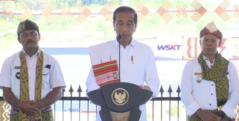 Gelontorkan Dana Rp2,7 Triliun, Jokowi Resmikan Bendungan Temef NTT (FOTO:Dok Ist)