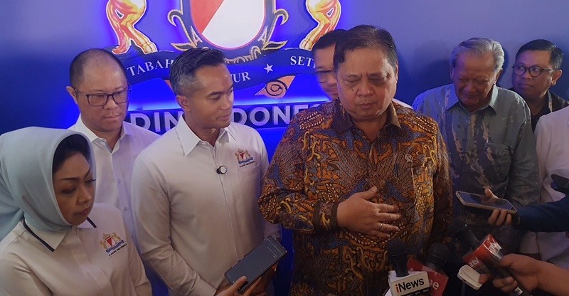 Airlangga Klaim Ekonomi RI Paling Cepat Pulih di Dunia Pasca Covid-19 (foto farhan)