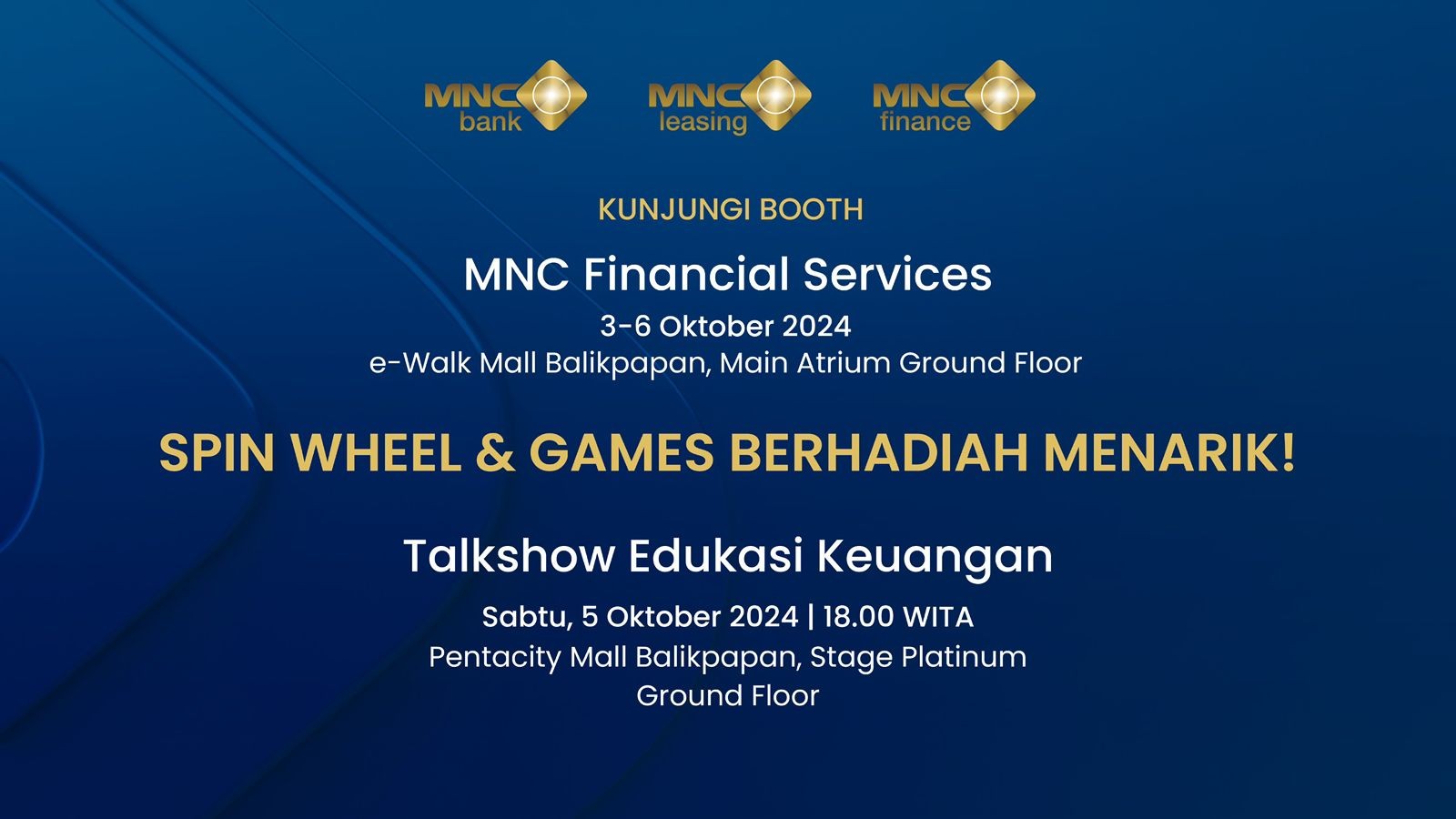 Dukung Bulan Inklusi Keuangan, MNC Financial Services Hadir di Financial Expo (FinExpo) 2024 (FOTO:MNC Media)