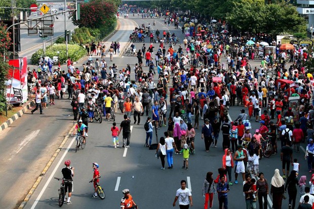 Cara Melihat Foto Gratis di Car Free Day Beserta Jadwal dan Lokasinya. (Foto: MNC Media)