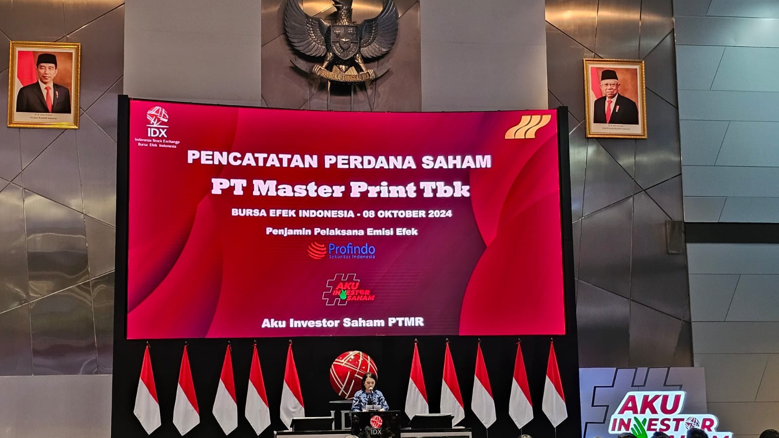Master Print (PTMR) Targetkan Kinerja Tumbuh 20 Persen di Akhir 2024. (Foto: Cahya/MNC Media)