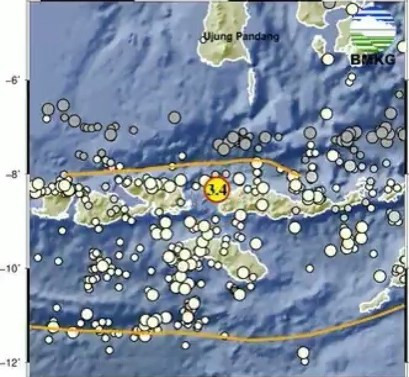 Labuan Bajo Diguncang Gempa Magnitudo 3,4 Malam Ini (foto ist)