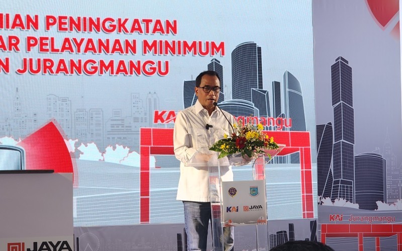 Menhub Budi Karya Sumadi mengajak developer merevitalisasi stasiun menggunakan skema kerja sama Pemerintah Badan Usaha. (Iqbal Dwi/MPI)