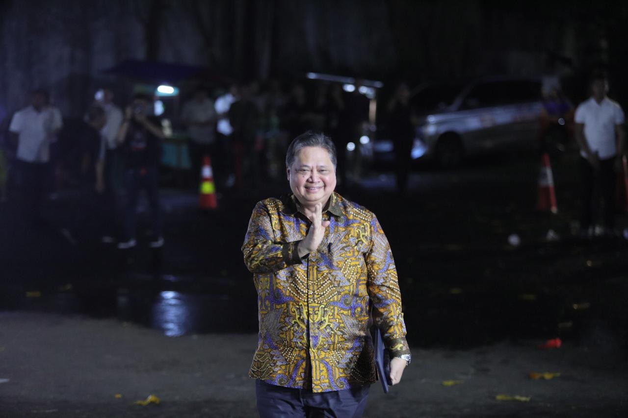 Airlangga Dipanggil Prabowo ke Kertanegara, Bakal Kembali Jabat Menko Perekonomian? (Foto: Iqbal/MNC Media)