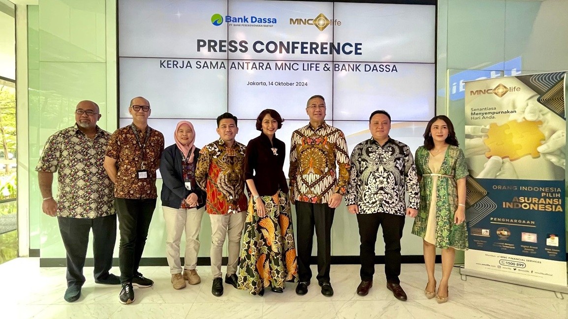 Kolaborasi MNC Life dan Bank Dassa Luncurkan Program Asuransi Jiwa Kredit. (Foto Tangguh/MPI)