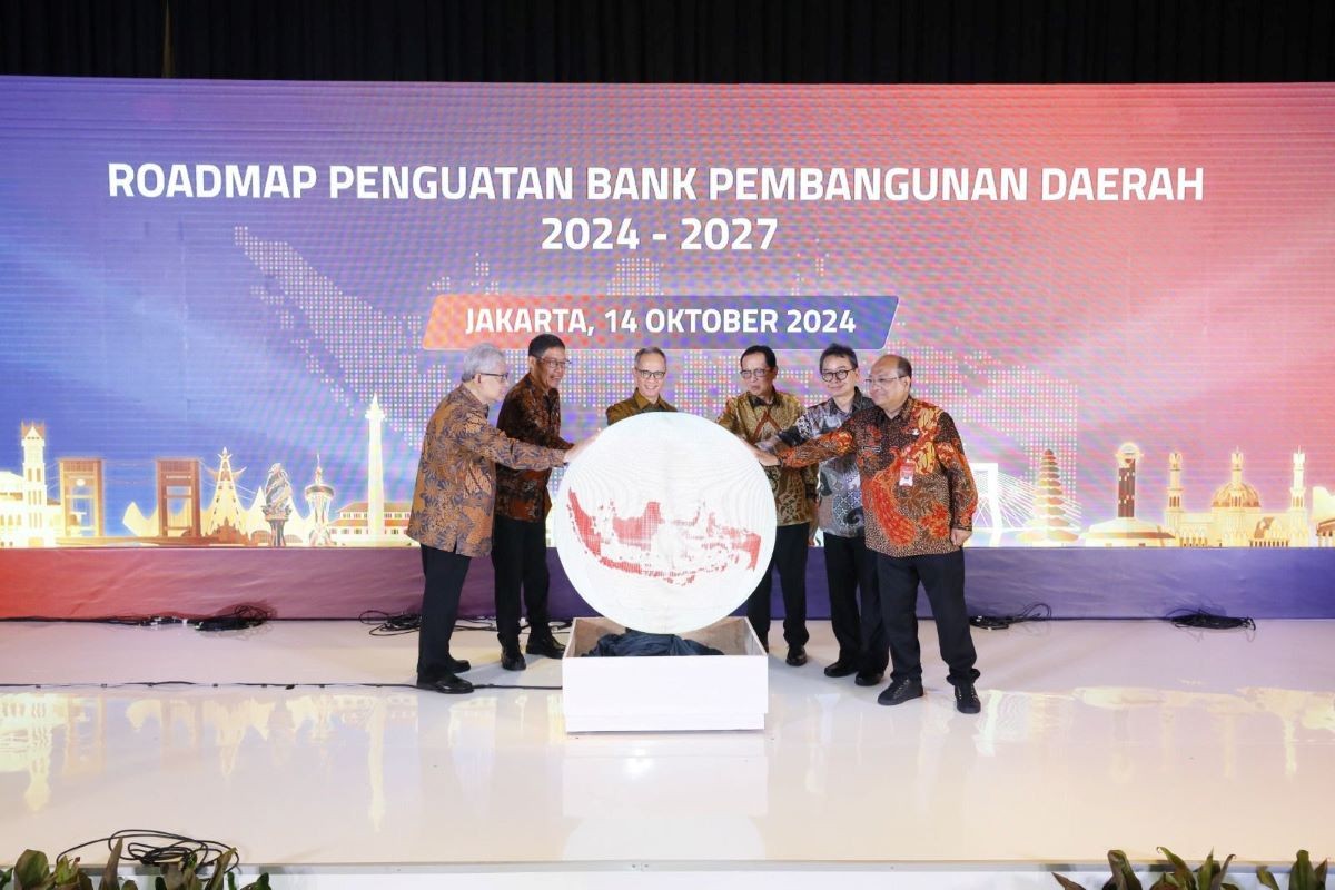 Dorong Ekonomi Daerah, OJK Luncurkan Roadmap Penguatan BPD 2024-2027. (Foto: Anggie/MNC Media)