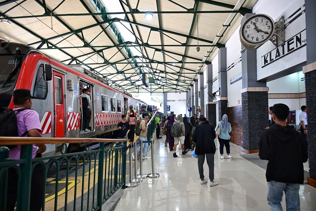 Menhub: Progres Beautifikasi Stasiun Klaten Capai 80,52 Persen. (Foto Kemenhub)