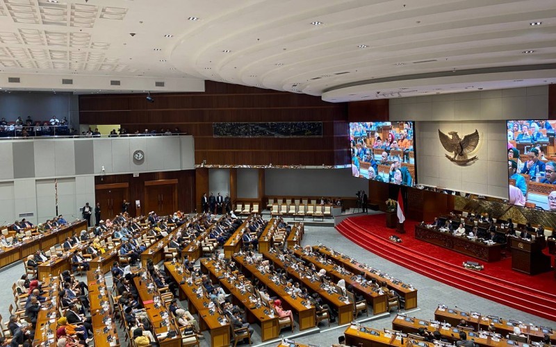 Rapat Paripurna DPR RI menyepakati penambahan Alat Kelengkapan Dewan atau AKD. (MNC Media)