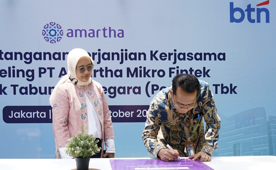 Gandeng Amartha, BTN (BBTN) Perluas Pembiayaan UMKM (FOTO:BTN)