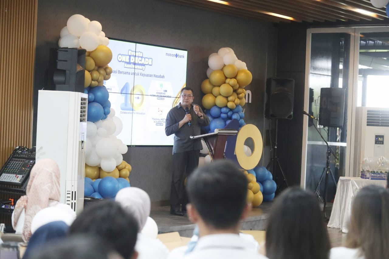 Hary Tanoesoedibjo Beri Pesan Begini di Perayaan HUT ke-10 MNC Bank. (Foto M Farhan/MPI)