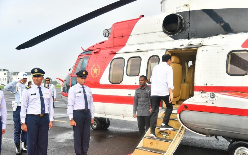 Presiden Jokowi dijadwalkan meninjau sekaligus meresmikan Bendungan Lausimeme.