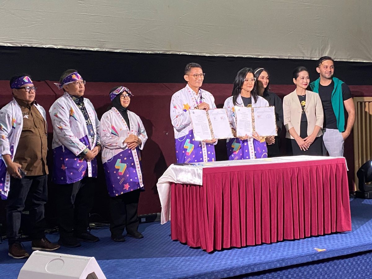 Kemenparekraf Sulap Gedung Ini Jadi Bioskop Film-Film Legendaris Indonesia. (Foto: MNC Media)