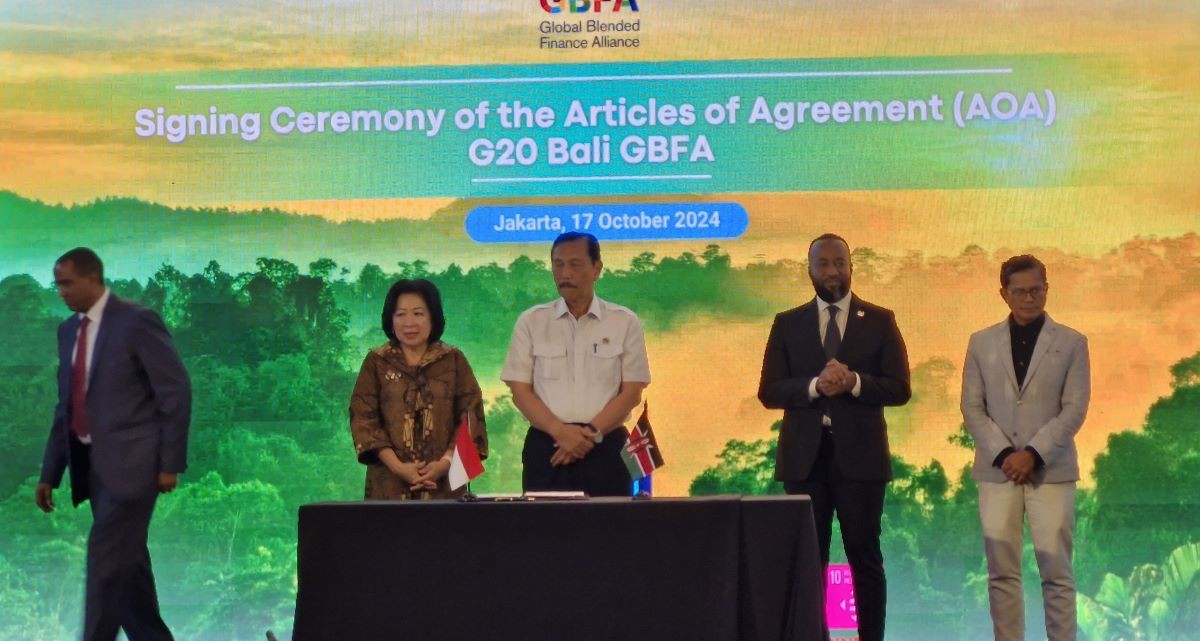 RI dan Kenya Sepakati Kerja Sama Pendanaan Pembangunan Berkelanjutan. (Foto: Suparjo/MNC Media)