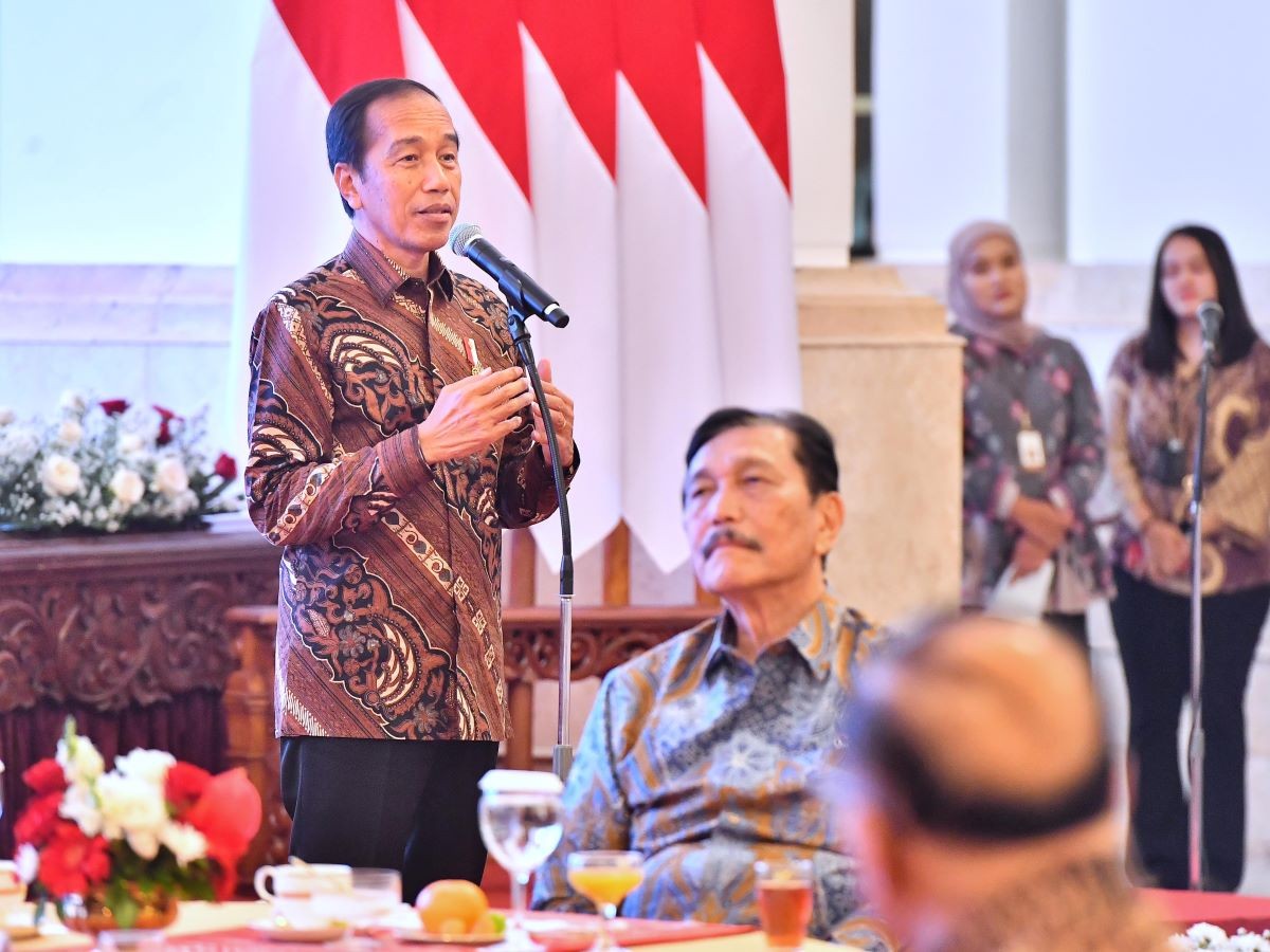 Jokowi Pamit ke Para Menteri, Ucapkan Terima Kasih atas Kerja Keras untuk Negara. (Foto: Biro Pers Setpres)