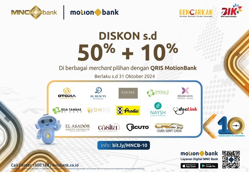 Nikmati Banjir Promo dan Diskon Akhir Pekan dari MNC Bank (foto mnc media)