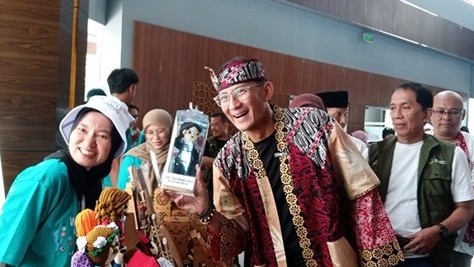 Sandiaga Uno Dorong Kabupaten Bekasi Jadi Bagian Ekosistem Kota Kreatif. (Foto Ade/MPI)