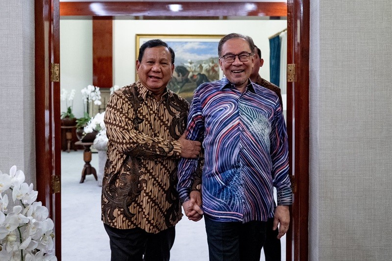 Hadiri Pelantikan Presiden RI, PM Malaysia Sebut Prabowo Sahabat dan Pejuang (foto instagram @anwaribrahim_my)